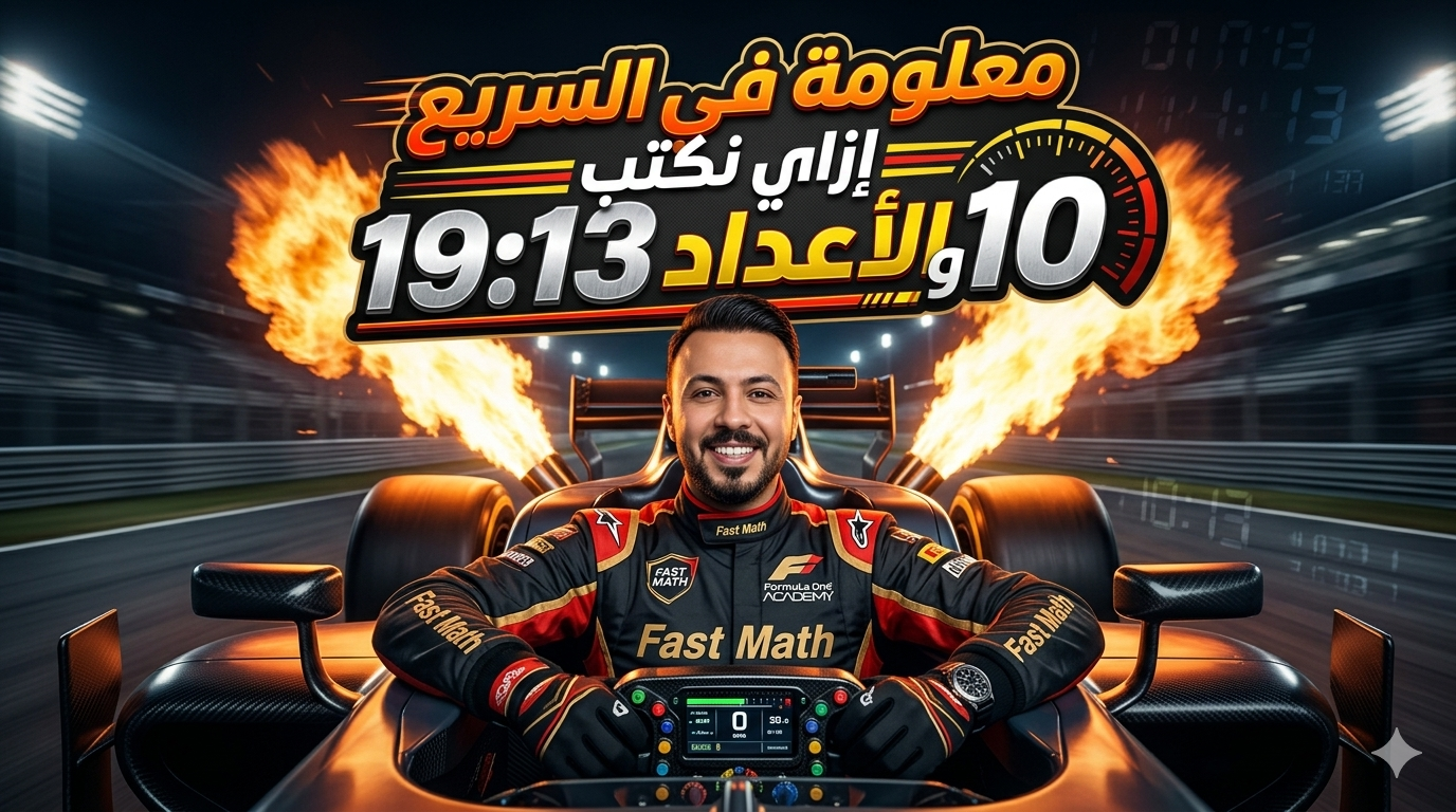 إزاي نكتب الأعداد 10:19